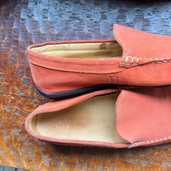 Austin Heller Suede Driving Loafer Driving Shoes in Dark - Burnt Orange Size 11 main image 2